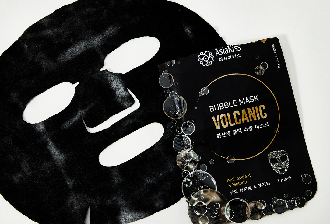 Маска для лица AsiaKiss Volcanic bubble mask 