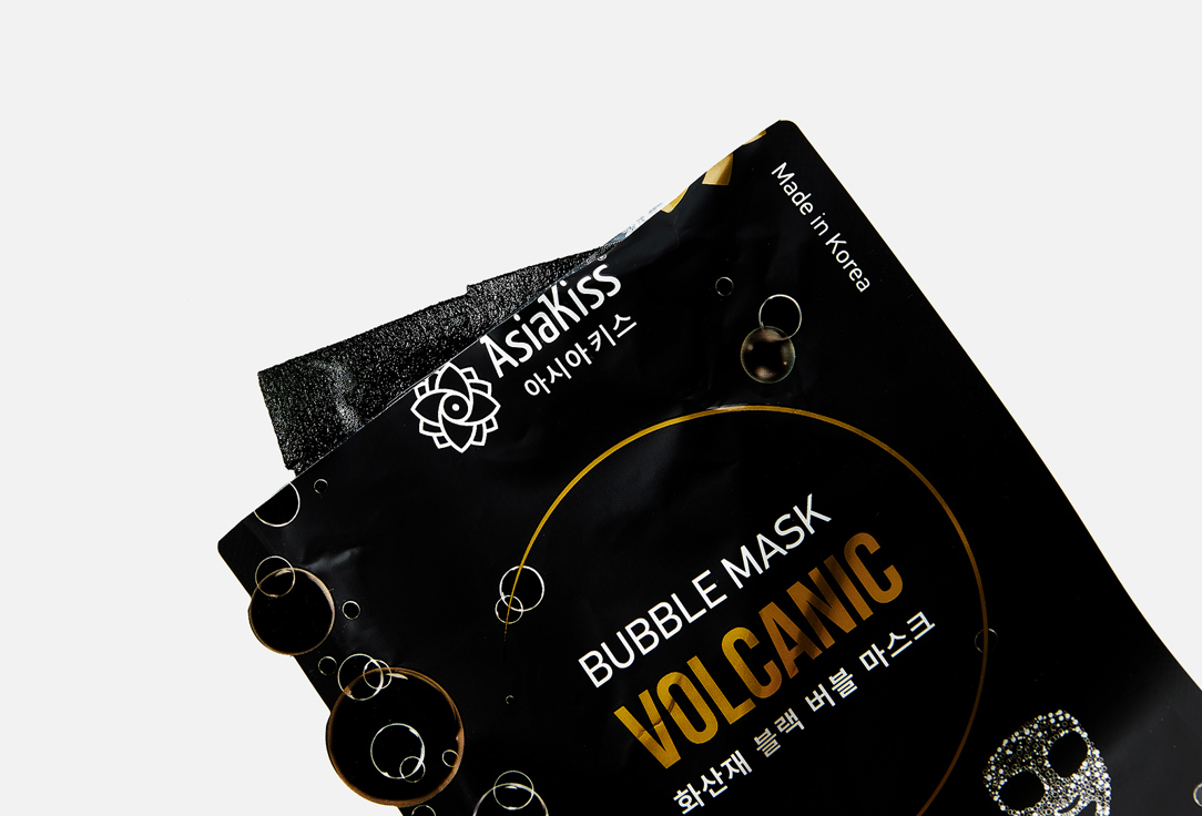 Маска для лица AsiaKiss Volcanic bubble mask 