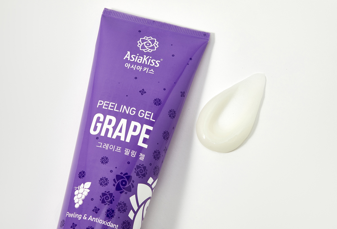 Пилинг-гель для лица AsiaKiss Grape peeling gel  