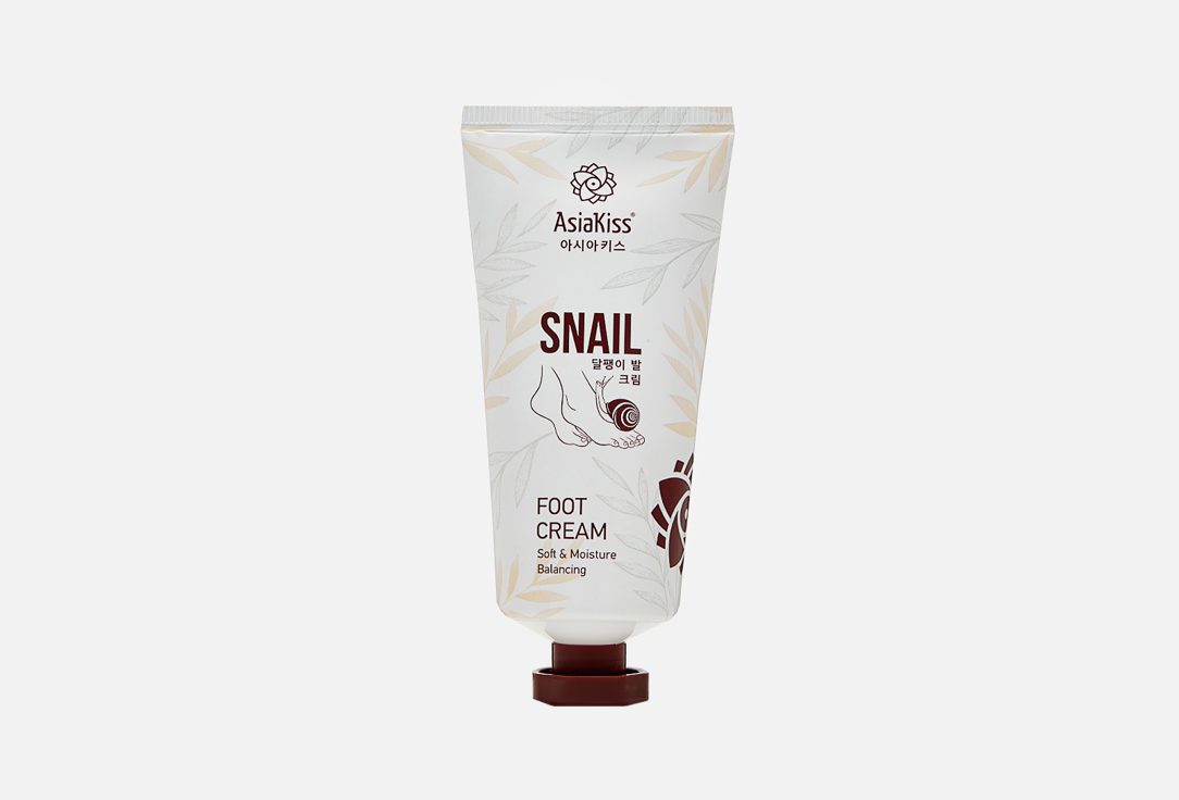 

Крем для ног ASIAKISS, Snail foot cream 100 мл