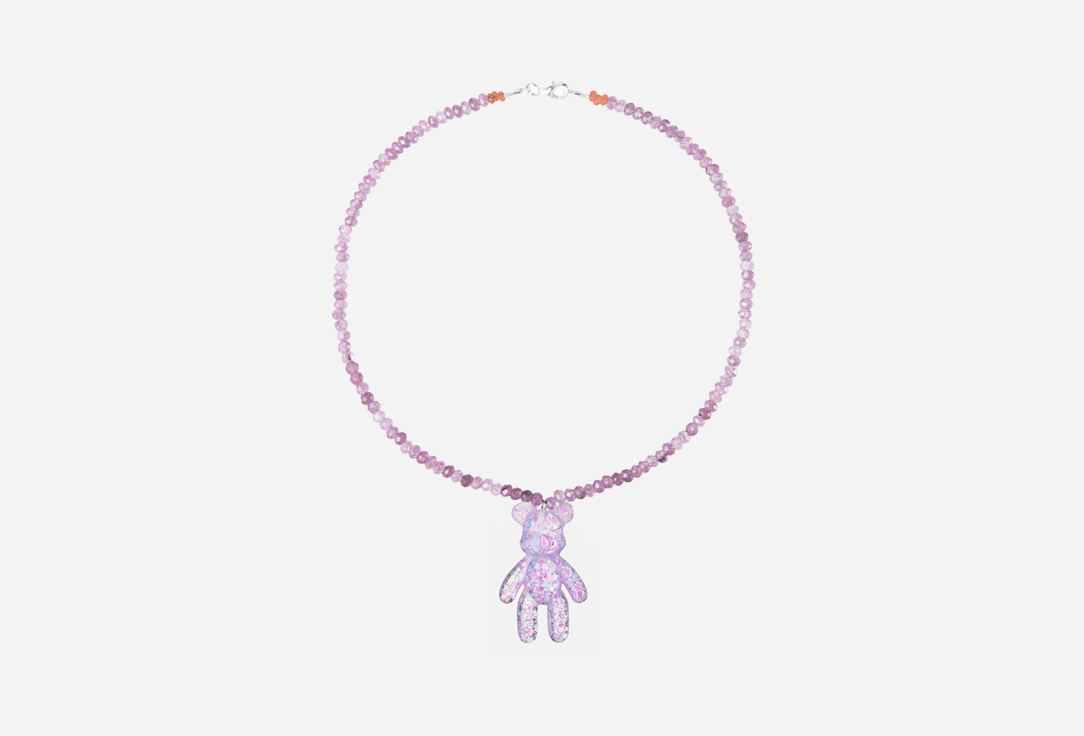 

Колье MANIOVICH.AM, Из аметиста с Мишкой 1 шт