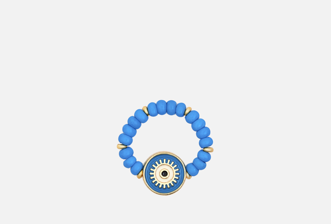 Кольцо MANIOVICH.AM Голубое с глазом 1 шт rttooas turkish lucky evil eye bracelets women blue miyuki charm bracelet pulseras mujer 2020 fashion jewelry handmade loom bead