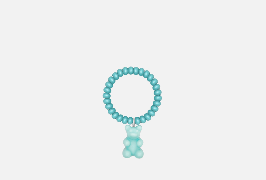 

Кольцо MANIOVICH.AM, Голубое из бисера с мишкой Гамми 1 шт