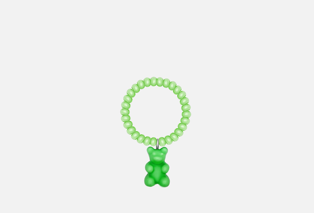 

Кольцо MANIOVICH.AM, Зелёное из бисера с мишкой Гамми 1 шт