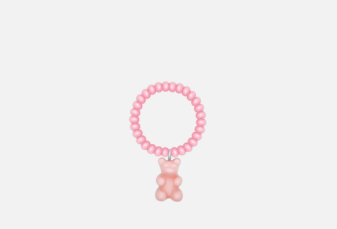 Изображение товара Кольцо Maniovich.AM Розовое из бисера с мишкой Гамми