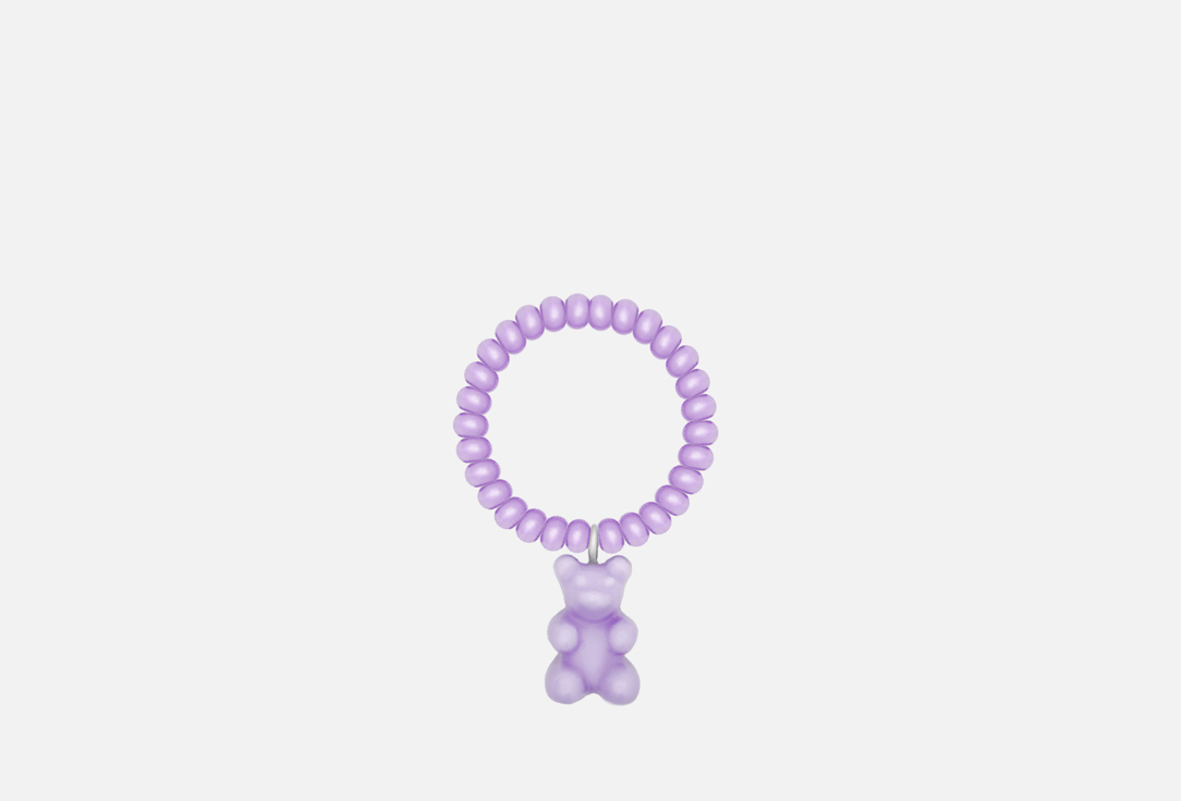 

Кольцо MANIOVICH.AM, Фиолетовое из бисера с мишкой Гамми 1 шт