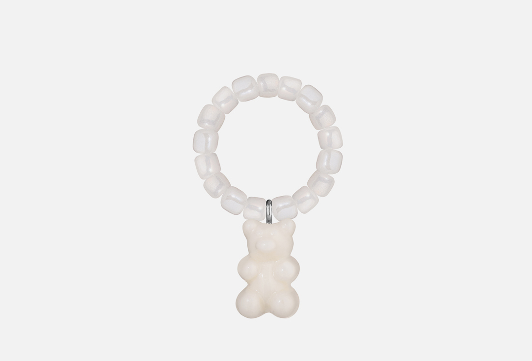 

Кольцо MANIOVICH.AM, Белое из бисера с мишкой Гамми 1 шт