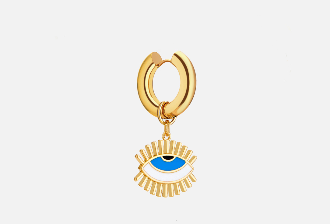 Моносерьга с подвеской MANIOVICH.AM В форме глаза 1 шт zhongvi miyuki bracelet bohemian star gold bracelets evil eye pulseras mujer moda 2020 summer beach women handmade jewelry gifts