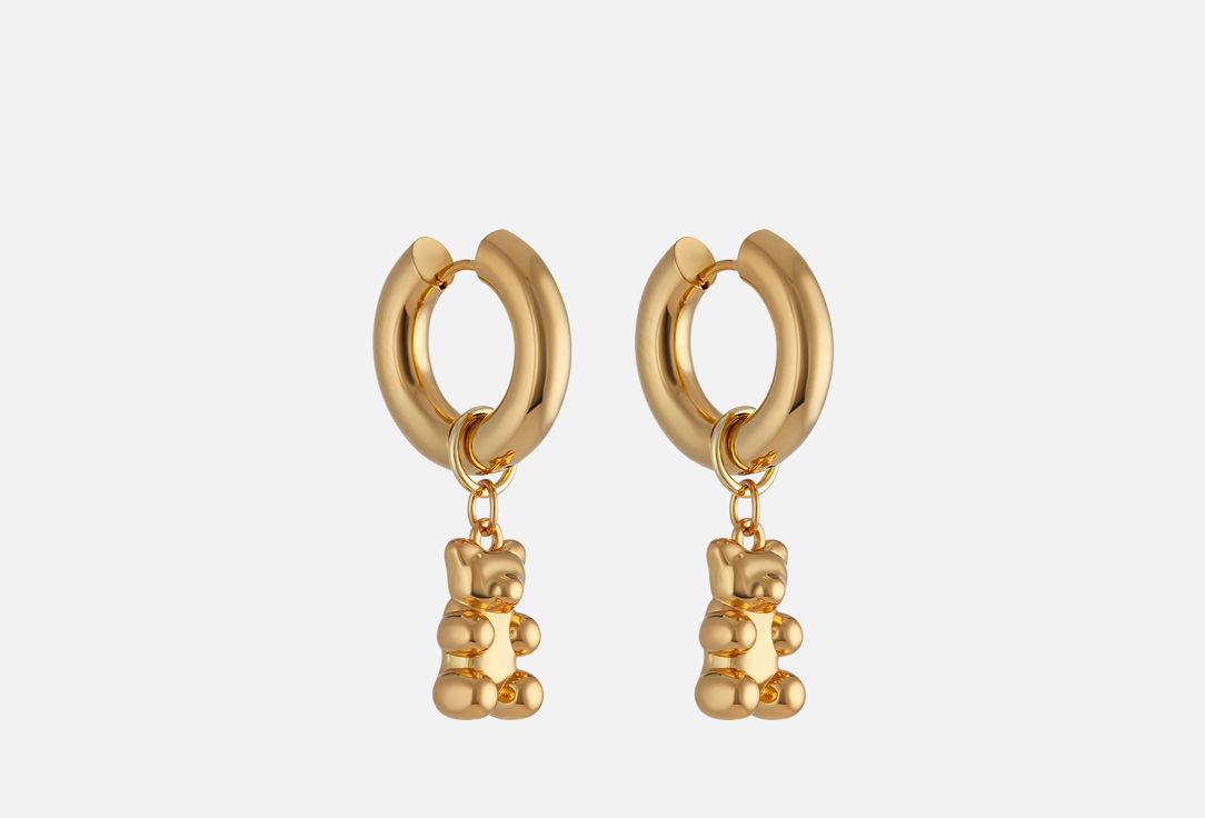 Изображение товара Моносерьга с подвеской Мишки Гамми от Maniovich.AM оригинальное украшение