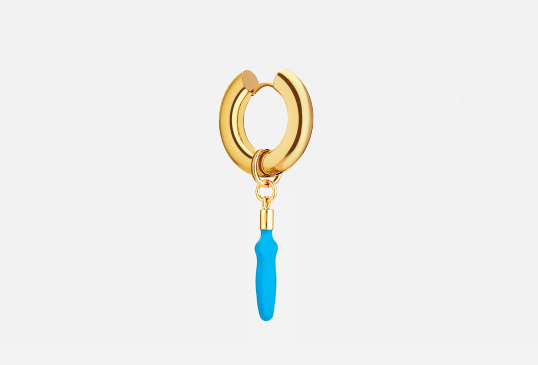 Изображение товара Моносерьга с подвеской в форме тела от Maniovich.AM стильное женское украшение