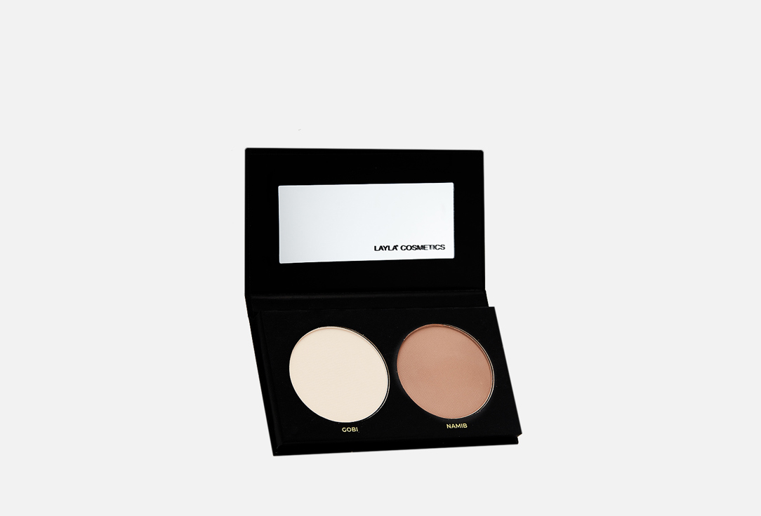 

Палитра для контуринга лица холодный тон LAYLA COSMETICS, Бежевый, COUNTOUR 20 г