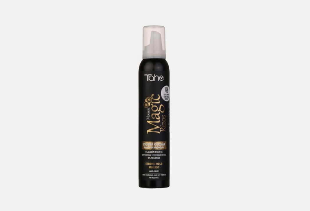 

Мусс для сильной фиксации кудрявых волос SISTEMA CURLY STRONG - HOLD MOUSSE ANTI - FRIZZ WIHT PANTENOL AND SOU PROTEIN. TAHE, MAGIC RIZOS 200 мл