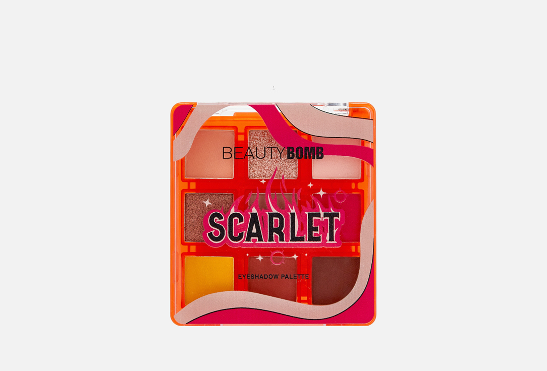 Палетка теней  Beauty Bomb Scarlet 01