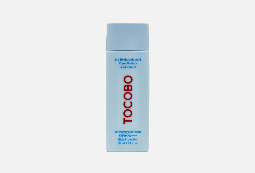 Солнцезащитный крем для лица SPF50 PA++++ TOCOBO Bio Watery Sun Cream 