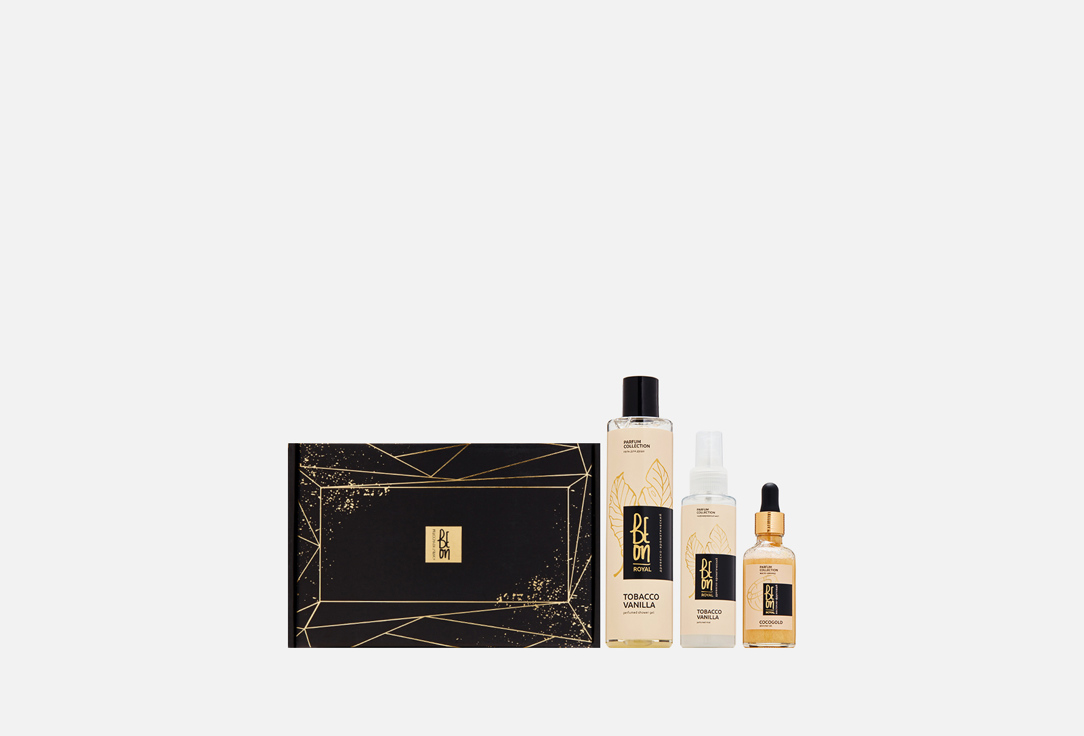 

Подарочный набор парфюмированной косметики BEON, Tobacco Vanilla with shimmer oil 1 шт