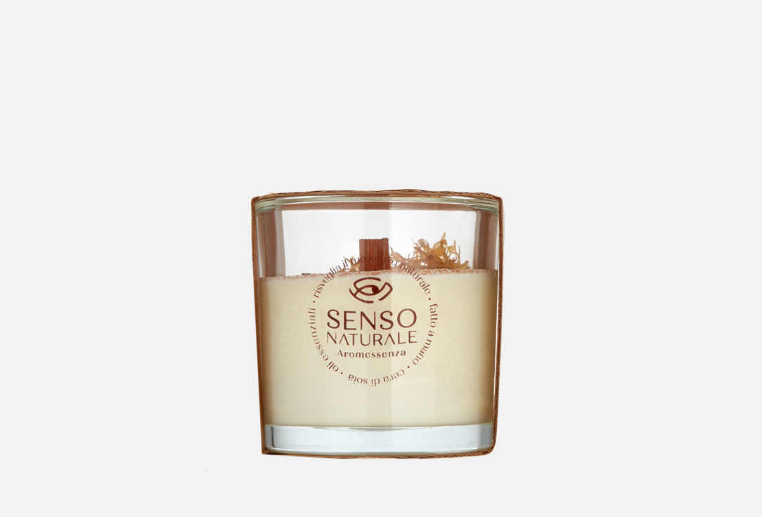 

Ароматическая соевая свеча SENSO NATURALE, Белый, АПЕЛЬСИН И КОРИЦА 250 мл