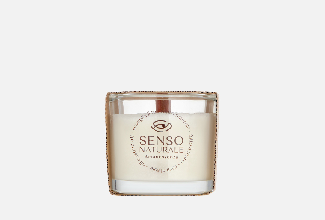 

Ароматическая соевая свеча SENSO NATURALE, Белый, ГАРМОНИЯ 150 мл