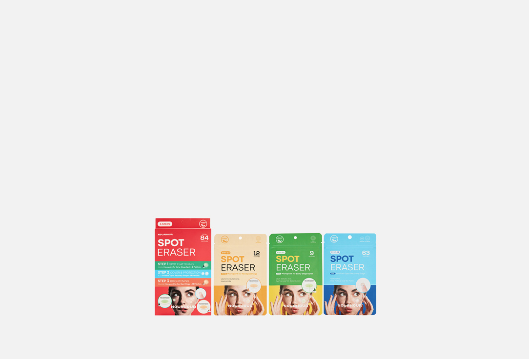 

Набор патчей против прыщей NOLAHOUR, 3 Steps 84 шт