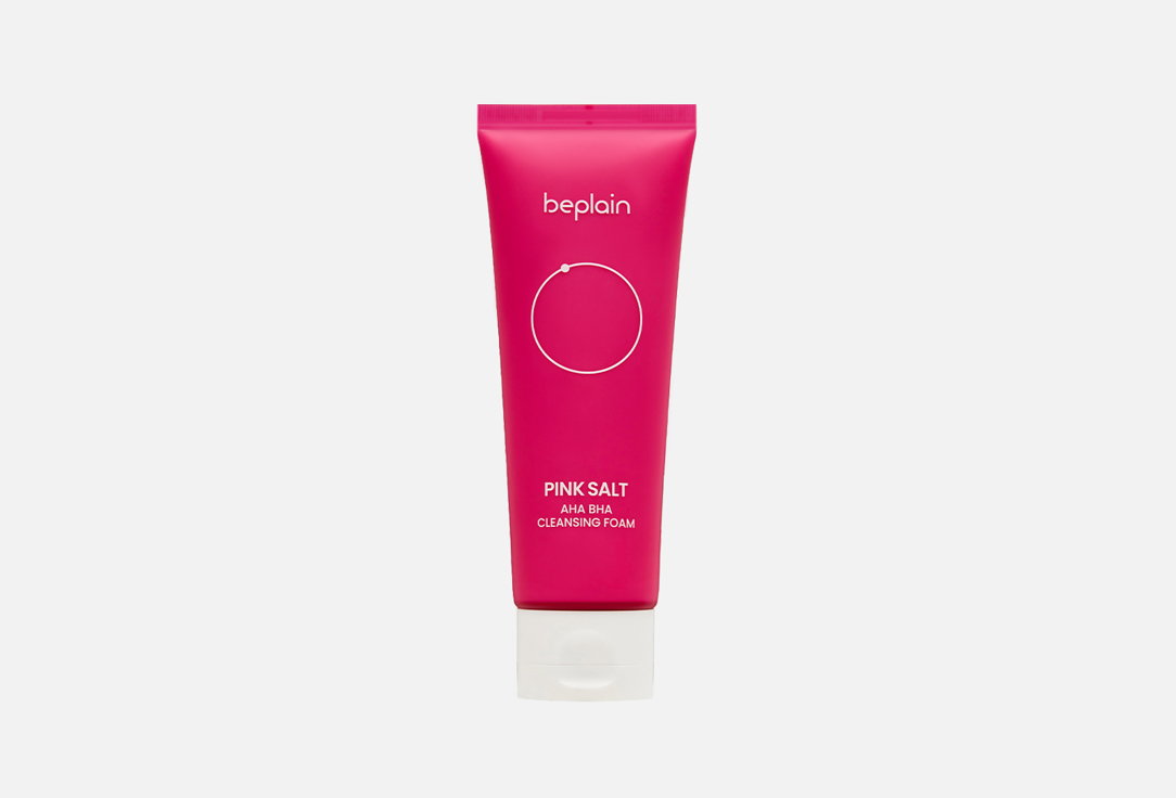 Изображение товара Отшелушивающая пенка для умывания лица BEPLAIN Pink salt aha bha cleansing foam