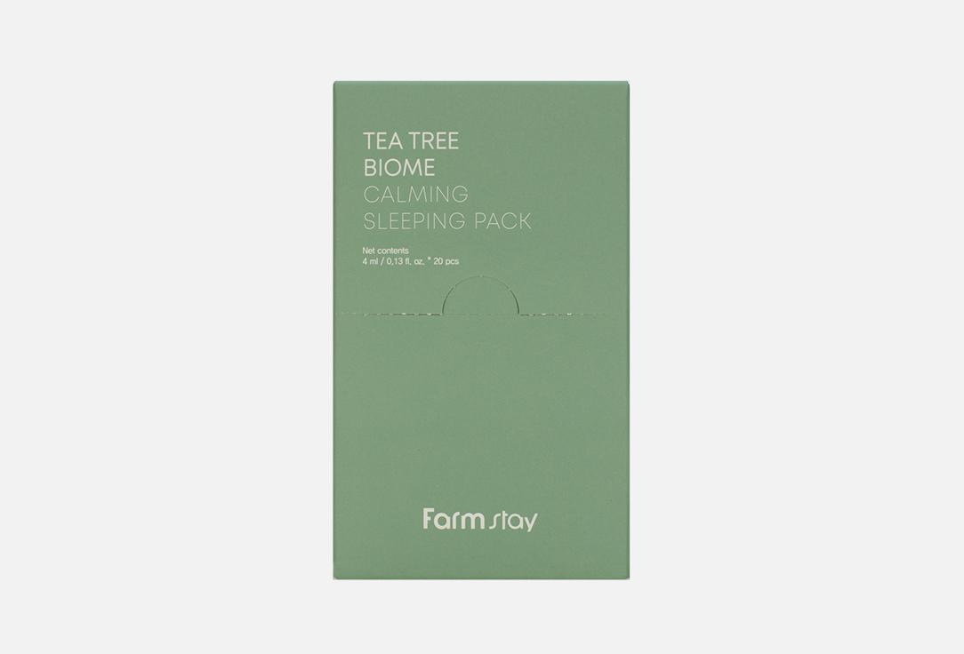 

Набор ночных масок для лица FARM STAY, Tea Tree Biome 20 шт