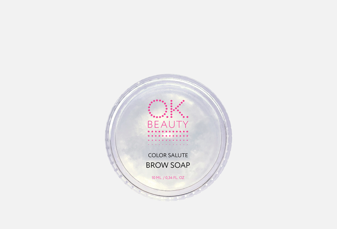 Гель-мыло для бровей OK BEAUTY Color Salute 10 мл цена и фото