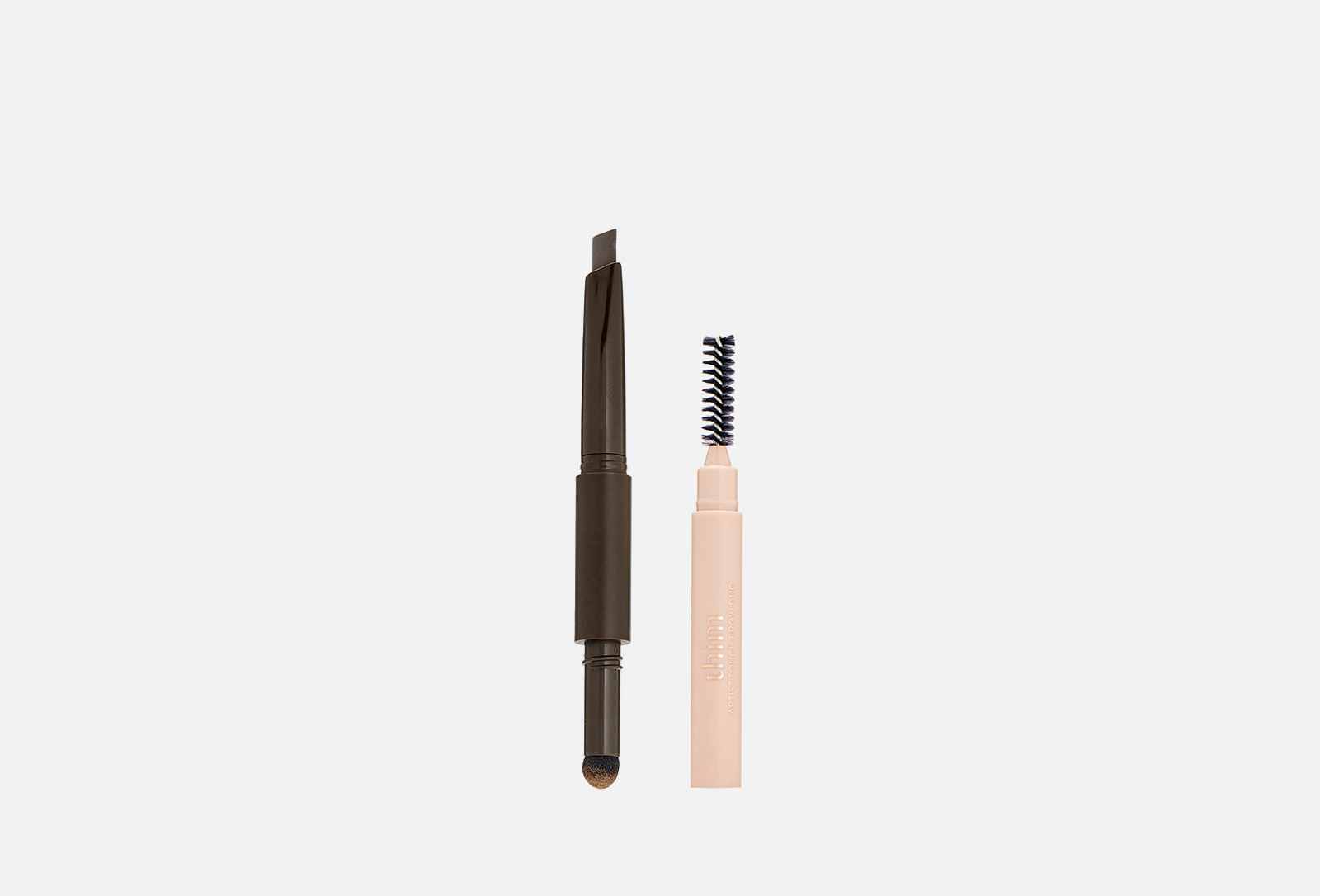 Thim карандаш-тени для бровей Artist Touch Brow Duo 03 BLACK BROWN 0.6 ...