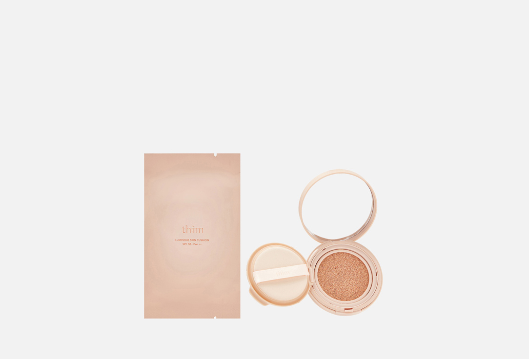 Тональный кушон с эффектом сияния spf 50 THIM Luminous Skin 15 г