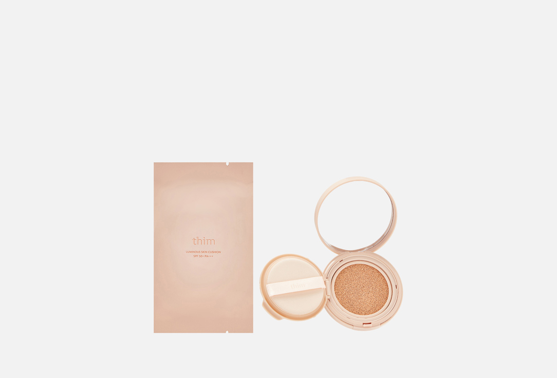 Тональный кушон с эффектом сияния spf 50 THIM Luminous Skin 15 г