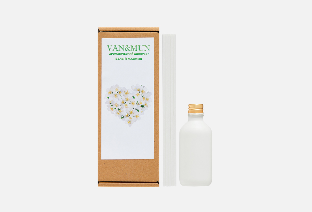 

Ароматический диффузор VAN&MUN, White jasmine 60 мл