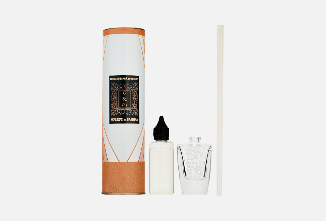 Изображение товара Ароматический диффузор Van&mun Musk & Vanilla 45 мл с палочками Россия