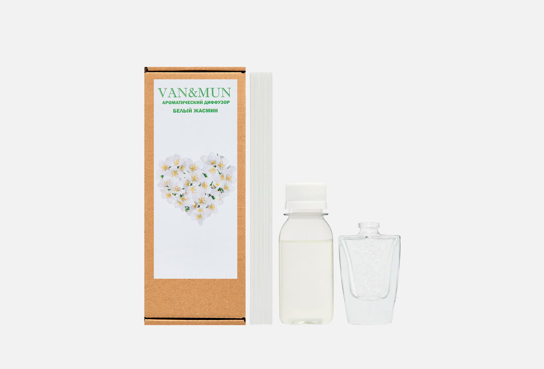

Ароматический диффузор VAN&MUN, White jasmine 45 мл