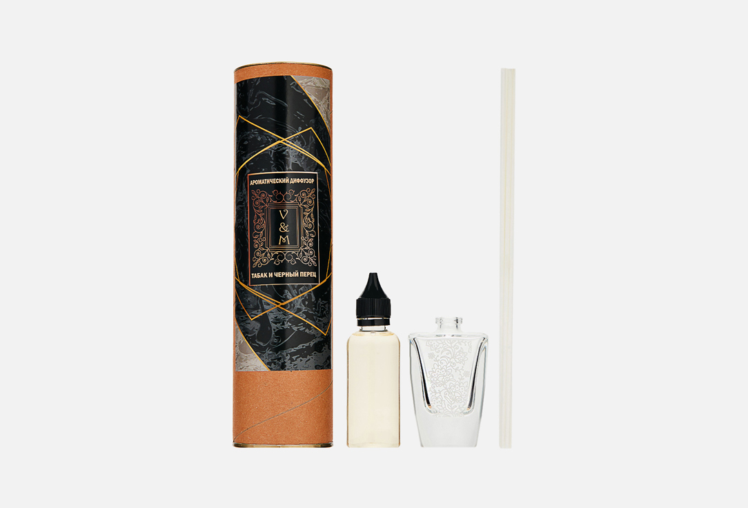 

Ароматический диффузор VAN&MUN, Tobacco & Black Pepper 45 мл