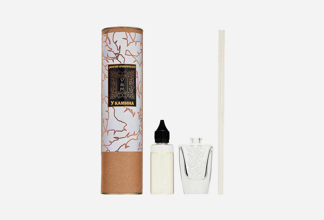 Изображение товара Ароматический диффузор Van&mun By the fireplace 45мл с фибровыми палочками