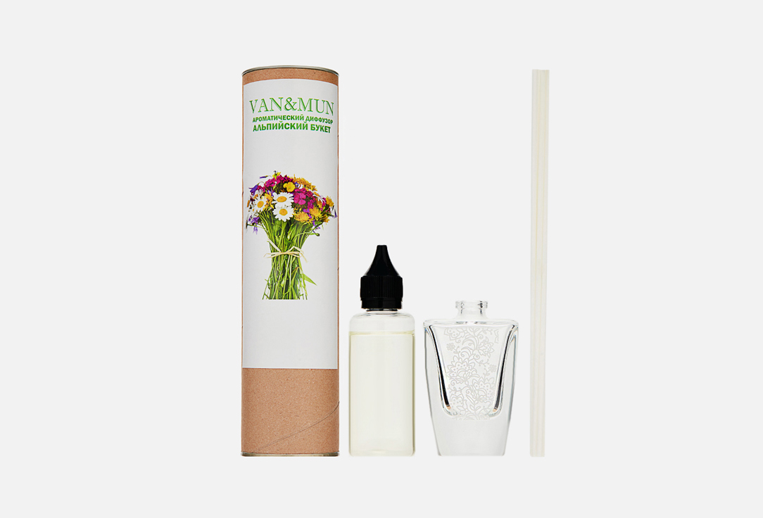 

Ароматический диффузор VAN&MUN, Alpine bouquet 45 мл