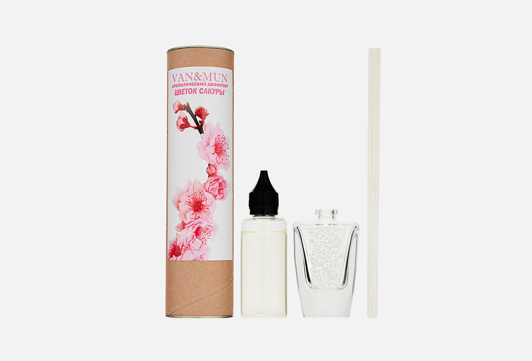

Ароматический диффузор VAN&MUN, Cherry blossom 45 мл