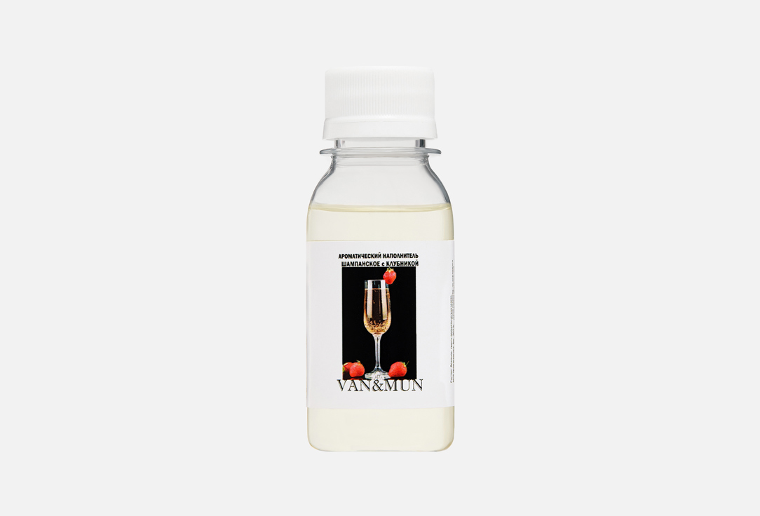 

Ароматический наполнитель для диффузора VAN&MUN, Champagne with strawberries 50 мл