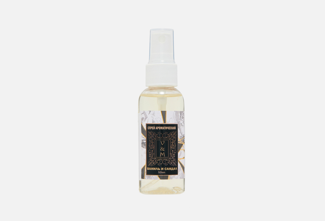 

Ароматический спрей для дома и офиса VAN&MUN, Vanilla and Sandalwood 50 мл
