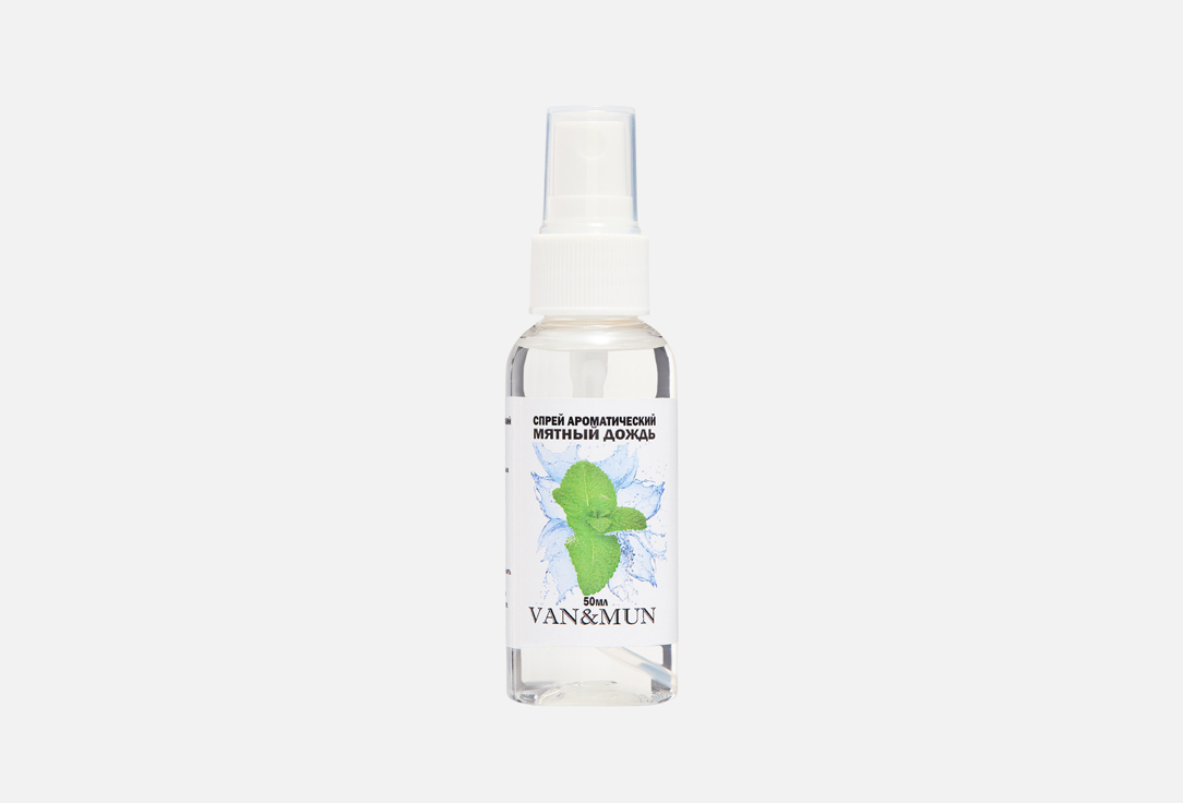 

Ароматический спрей для дома и офиса VAN&MUN, Mint rain 50 мл