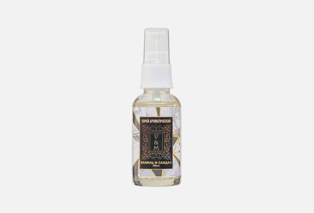 

Ароматический спрей для дома и офиса VAN&MUN, Vanilla and Sandalwood 30 мл