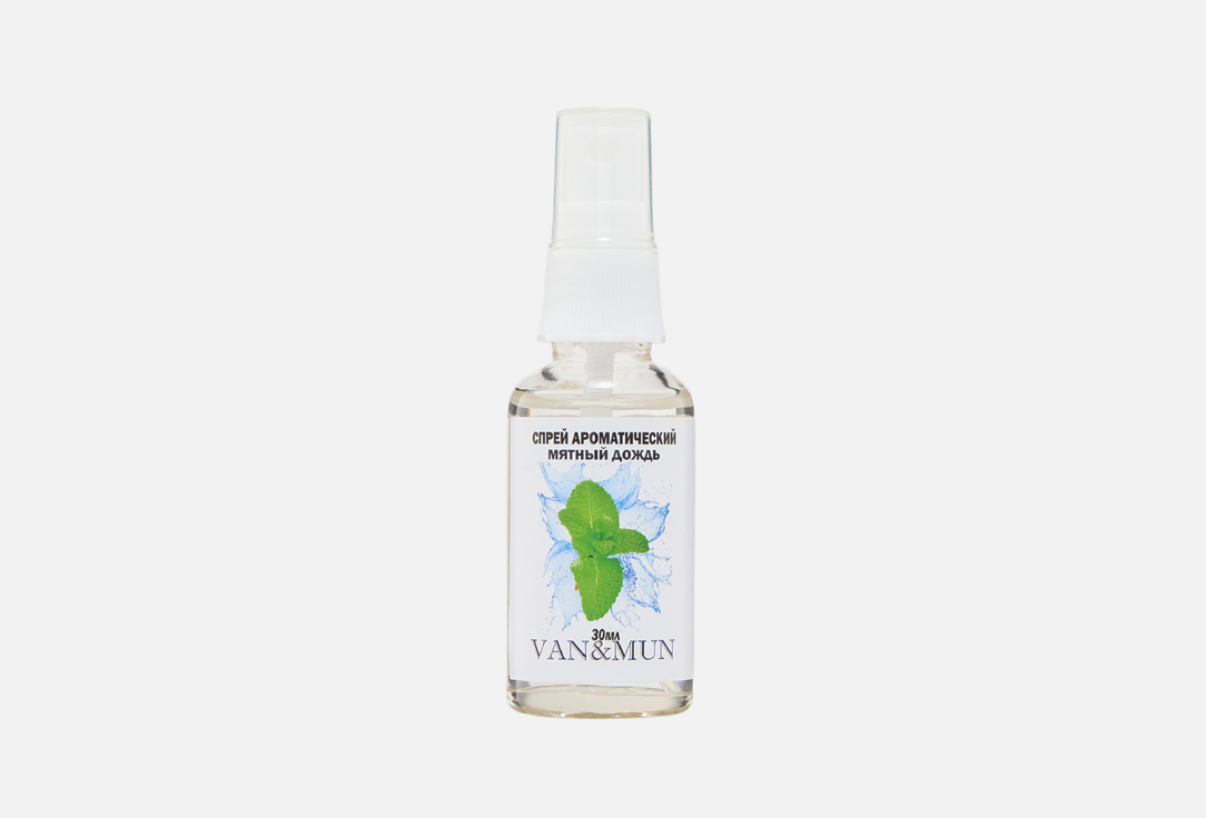 

Ароматический спрей для дома и офиса VAN&MUN, Mint rain 30 мл