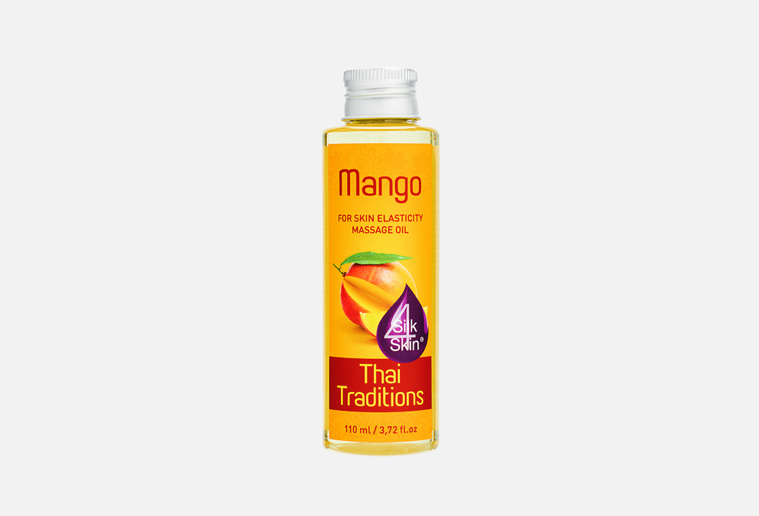 Масло массажное для упругости кожи THAI TRADITIONS Mango for skin elasticity massage oil 110 мл уход за лицом thai traditions тоник для лица манго
