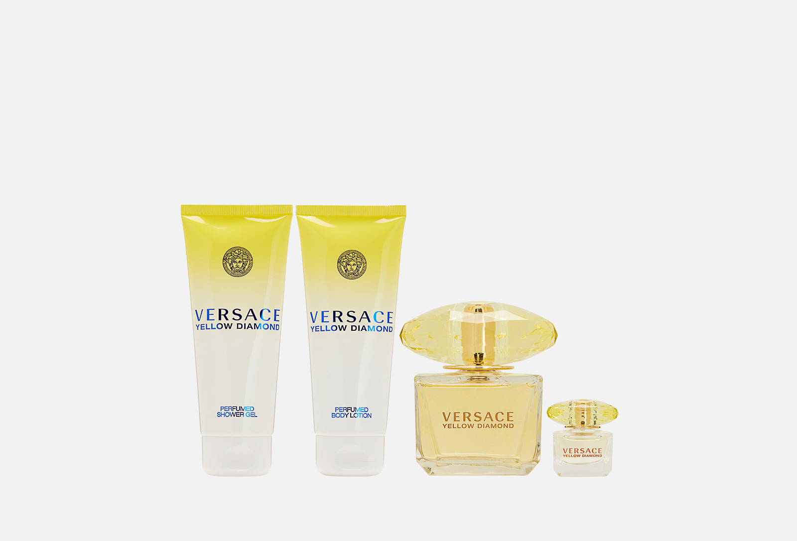 Versace Подарочный набор YELLOW DIAMOND 4 шт — купить, цена в Москве