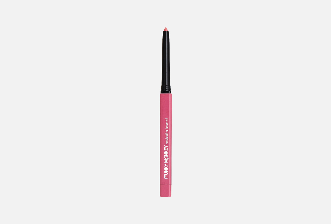 Карандаш для губ стойкий FUNKY MONKEY Longlasting lip pencil розовый нюд