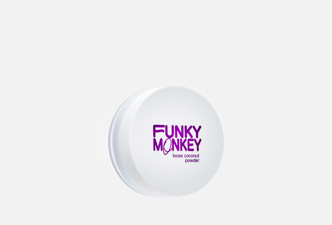 

Пудра для лица рассыпчатая FUNKY MONKEY, Белый, Loose coconut powder 8 г