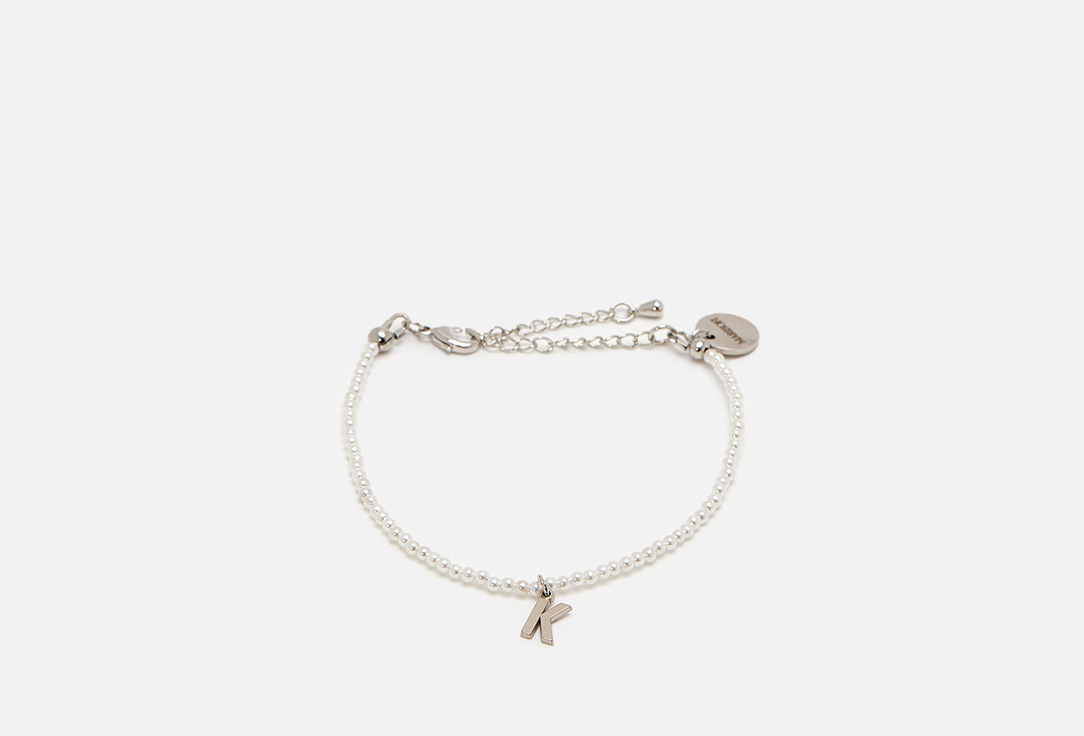 

Браслет из жемчуга MARISOFI, Майорка с буквой K 1 шт