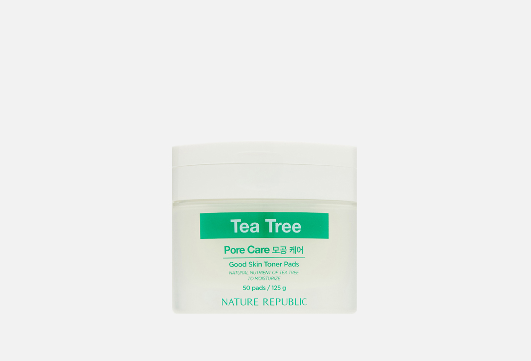 Тонер-педы для лица Nature Republic Good Skin Tea Tree 