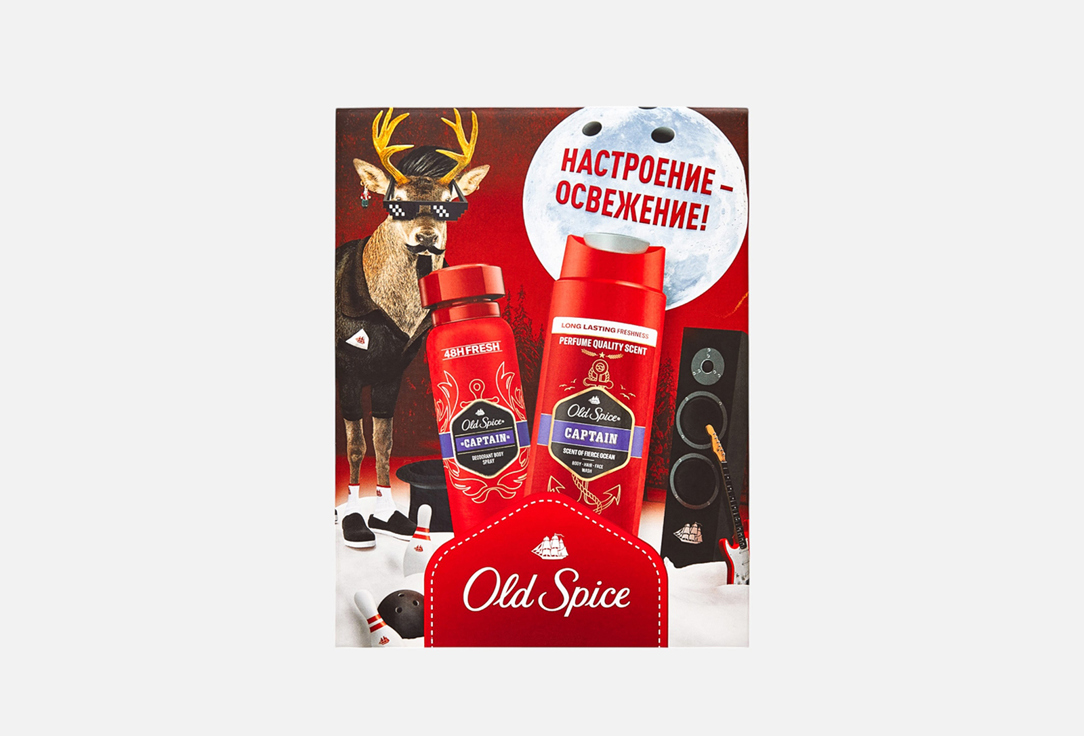 

Набор для ухода за телом OLD SPICE, Captain 2 шт