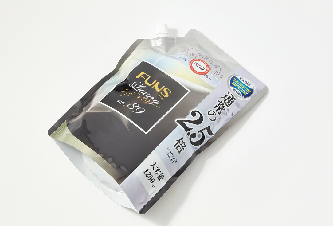 

Жидкость концентрированная для стирки белья с антибактериальным эффектом (сменный блок) FUNS, Liquid Laundry Detergent Refill 1200 г