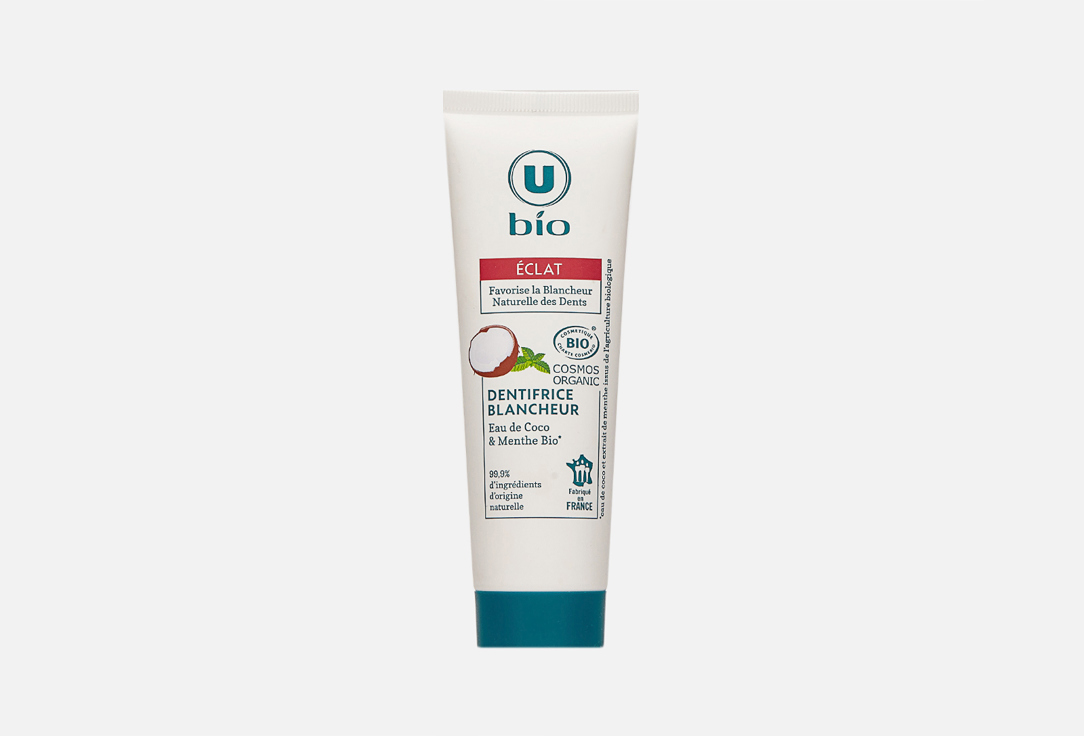

ЗУБНАЯ ПАСТА ОТБЕЛИВАЮЩАЯ BY U, BIO Dentifrice blancheur 75 мл