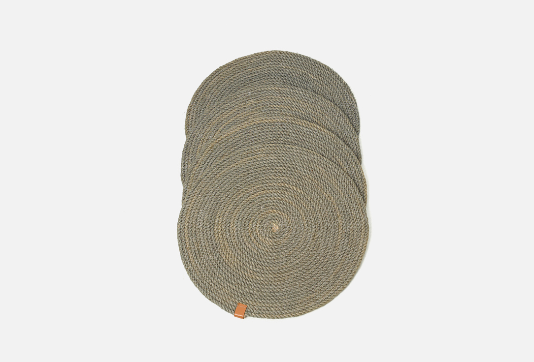 

Набор плейсматов AVIETA HOME, Серый, Серый 4 шт